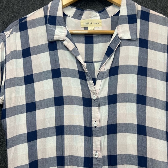 Cloth & Stone Women’s Blue and Pink Striped Dress- Size XS. - Picture 5 of 12